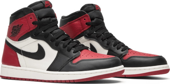 Унисекс кроссовки Nike Air Jordan 1 Retro High OG 'Bred Toe'