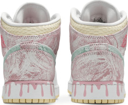 Женские кроссовки Nike Air Jordan 1 Mid SE GS 'Ice Cream'