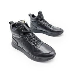 Armani Excahange Winter Leather Black Hight