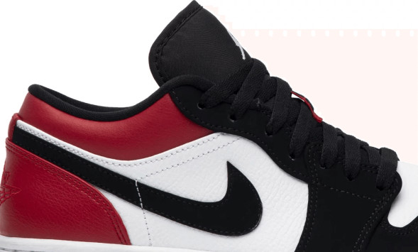 Унисекс кроссовки Nike Air Jordan 1 Low 'Black Toe'