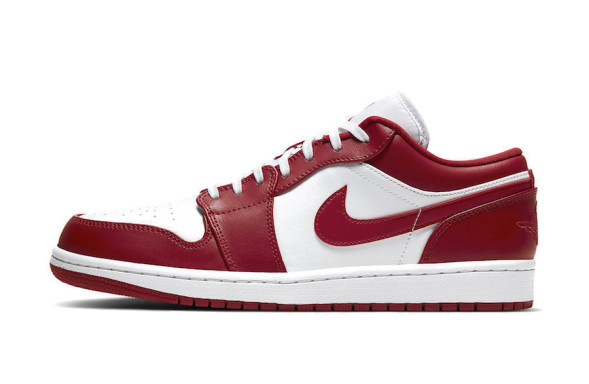 Унисекс кроссовки Nike Air Jordan 1 Low Gym Red White