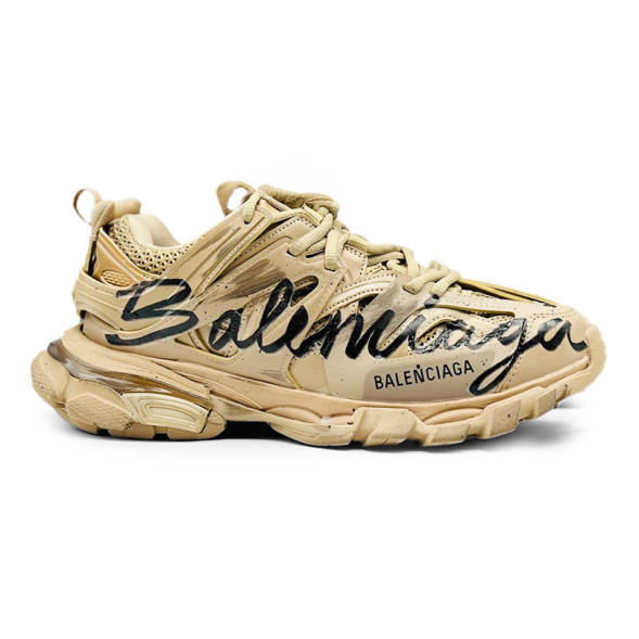 Женские кроссовки Balenciaga Track 3 Graffiti Brown