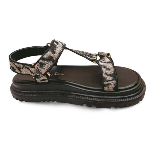 Женские сандалии Dior Sandals Black/Leo