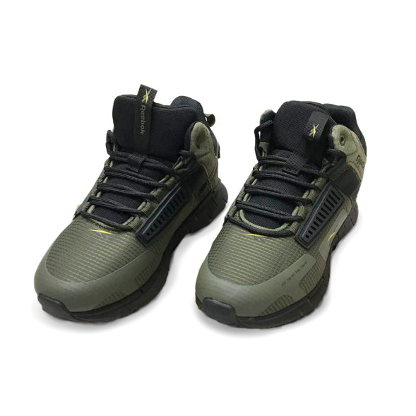 Унисекс зимние кроссовки Reebok Zig Winter Khaki Suede