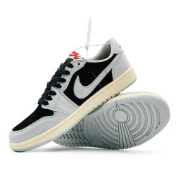 Nike Air Jordan Low Travis Scott Man Light Grey