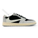 Мужские кроссовки Nike Air Jordan Low Travis Scott Man Light Grey
