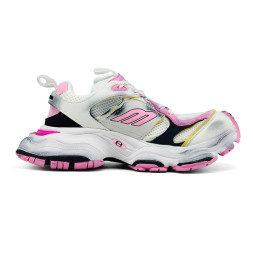 Balenciaga Cargo Sneaker Worn-Out - Pink