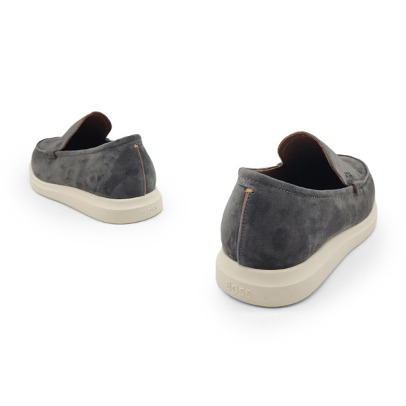 Мужские лоферы Hugo Boss Loafers Suede Grey
