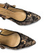 Женские туфли Dior Jadior Toile De Jouy Black/Beige
