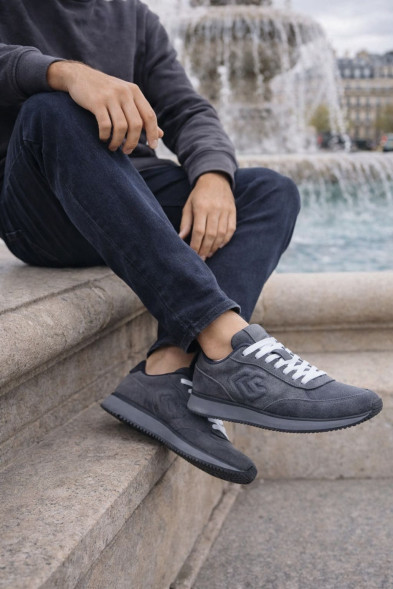 Мужские кроссовки Dolce&amp;Gabbana Suede Sneakers Grey