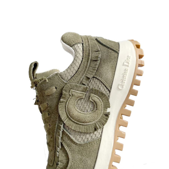 Женские кроссовки C'est Dior Suede Calfskin/Mesh Khaki