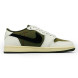 Мужские кроссовки Travis Scott x Air Jordan 1 Low Olive Black Swoosh