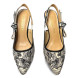 Женские туфли Dior Jadior Toile De Jouy White/Black