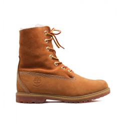 Женские ботинки с мехом Timberland Teddy Fleece Chestnut