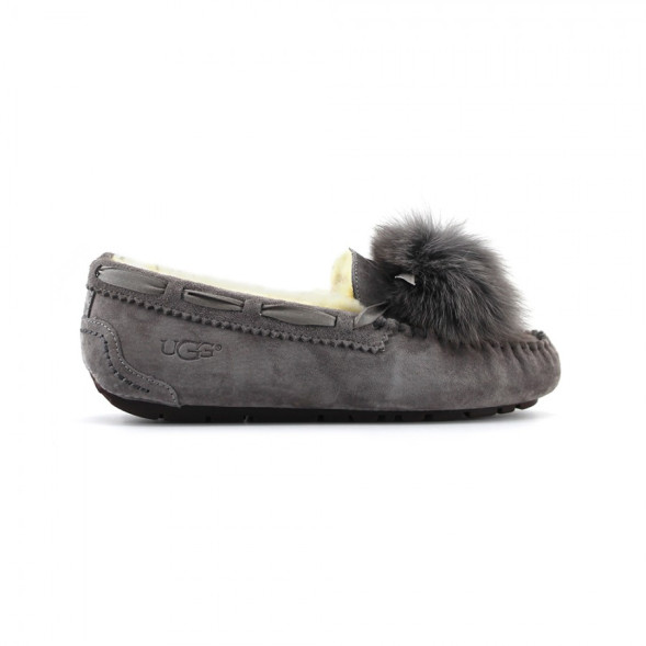 Женские мокасины Dakota Pom-Pom - Серые