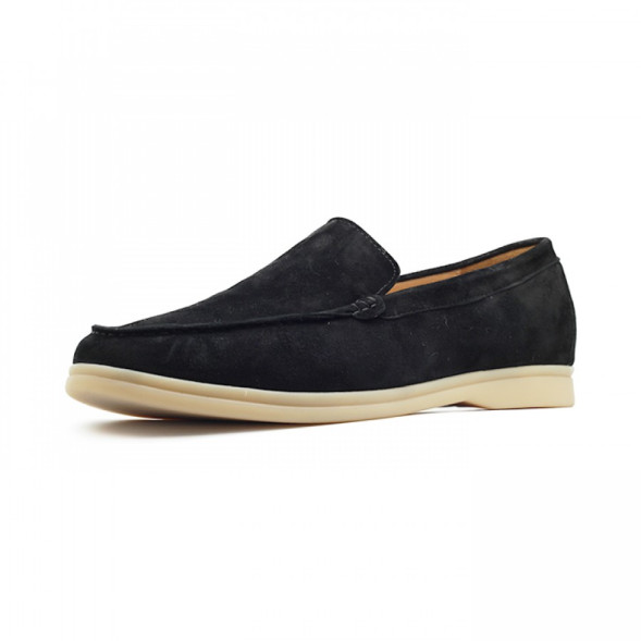 Мужские мокасины Loro Piana Summer Walk - Black