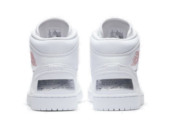 Унисекс кроссовки Nike Air Jordan 1 Mid SE Swoosh On Tour (2020)