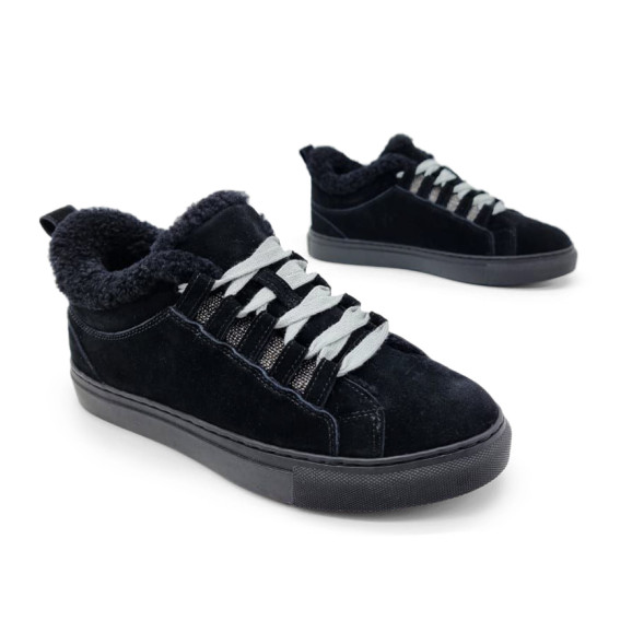 Унисекс зимние кроссовки Brunello Cucinelli Winter Black