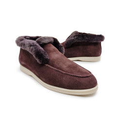 Brunello Cucinelli Suede Dark Brown