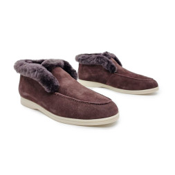 Brunello Cucinelli Suede Dark Brown