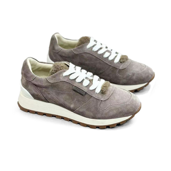 Женские кроссовки Brunello Cucinelli Woman Grey