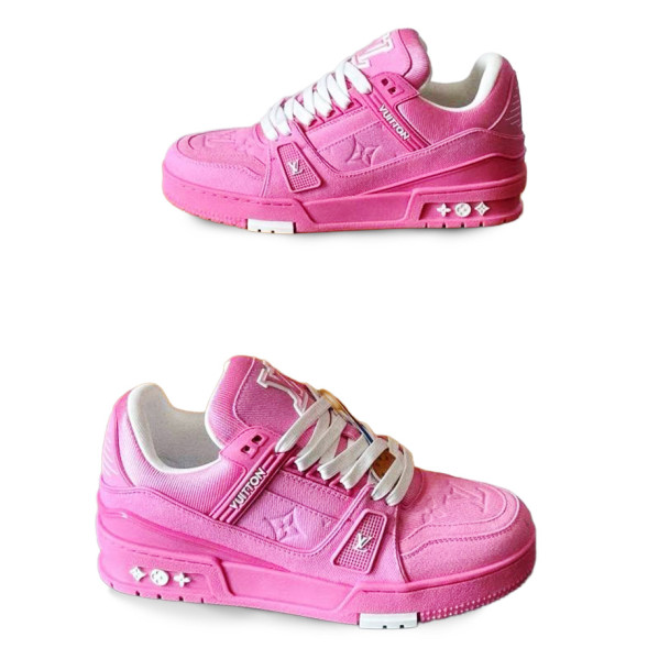 Женские кроссовки Louis Vuitton Trainer Pink